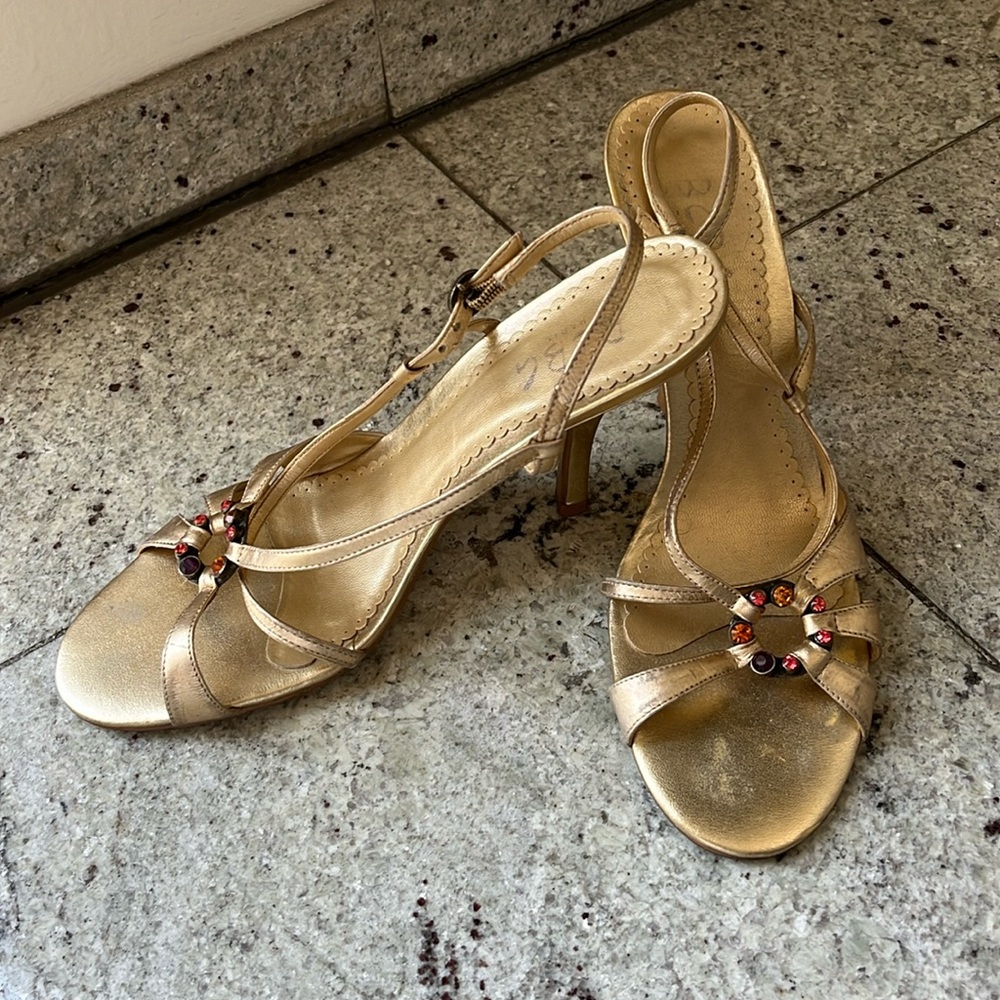 Gold heels